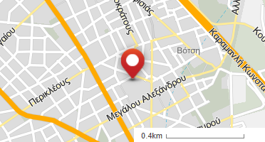 Location of business on map