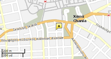 Χάρτης και σημείο της επιχείρησης