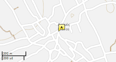 Location of business on map