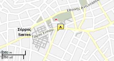 Χάρτης και σημείο της επιχείρησης