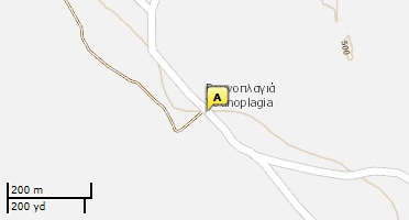 Location of business on map