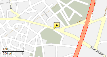 Location of business on map