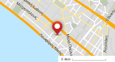 Location of business on map