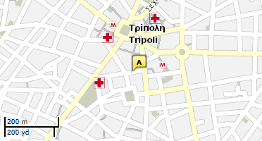 Χάρτης και σημείο της επιχείρησης