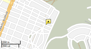 Location of business on map