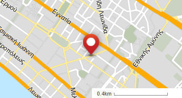 Location of business on map
