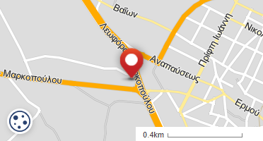 Location of business on map