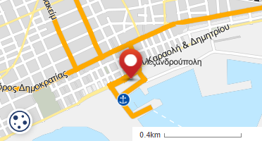 Location of business on map