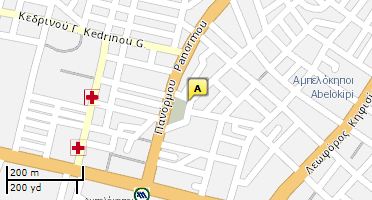 Location of business on map
