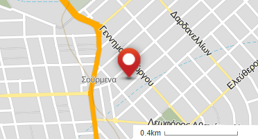 Location of business on map