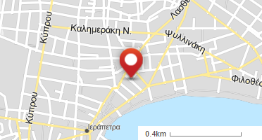 Location of business on map