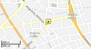 Location of business on map