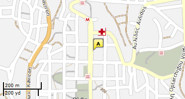 Location of business on map
