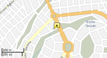 Location of business on map