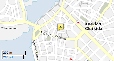 Location of business on map
