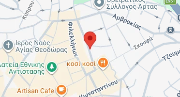 Location of business on map