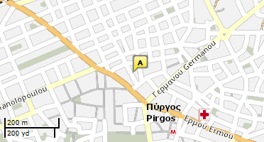 Location of business on map