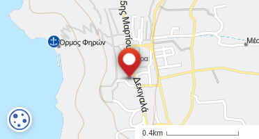 Location of business on map