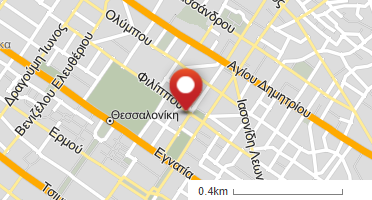 Location of business on map