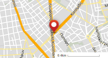 Location of business on map