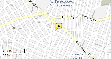 Location of business on map