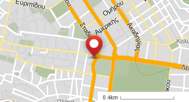 Location of business on map