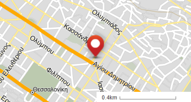 Location of business on map
