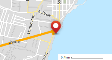 Location of business on map