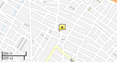Location of business on map