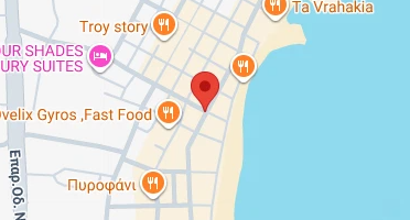 Location of business on map