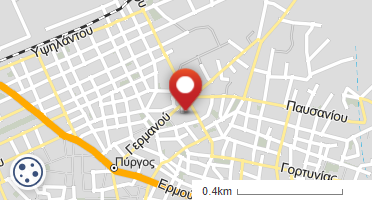 Location of business on map