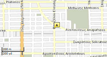 Location of business on map