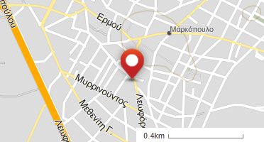 Location of business on map