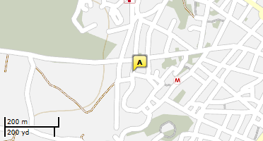 Location of business on map