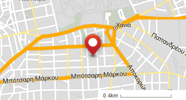Location of business on map