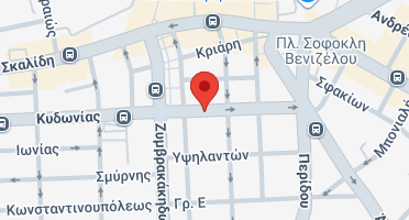 Location of business on map