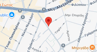 Location of business on map