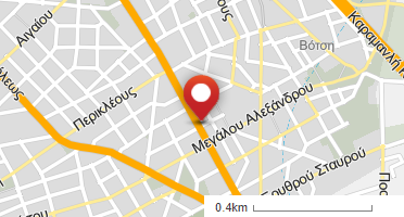 Location of business on map