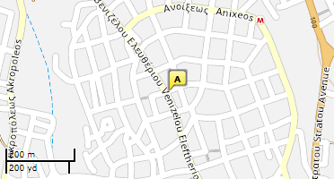 Χάρτης και σημείο της επιχείρησης