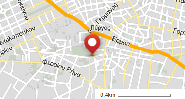 Location of business on map