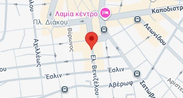 Location of business on map