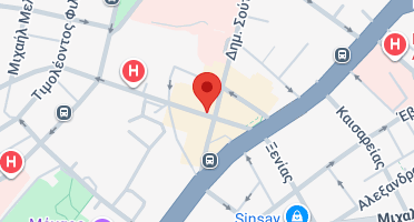 Location of business on map