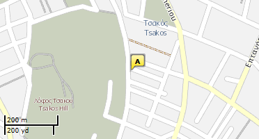 Location of business on map