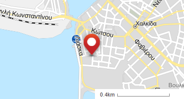Location of business on map