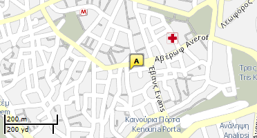 Location of business on map