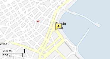Location of business on map