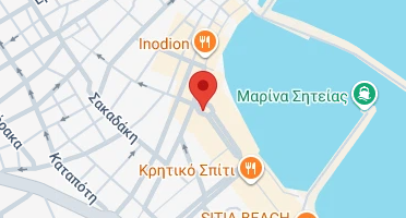 Location of business on map