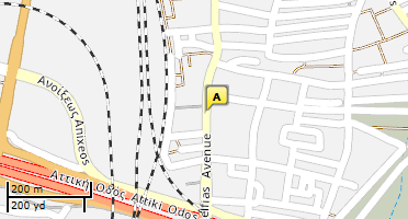Location of business on map