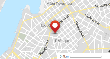 Location of business on map