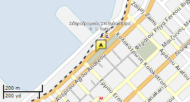 Location of business on map